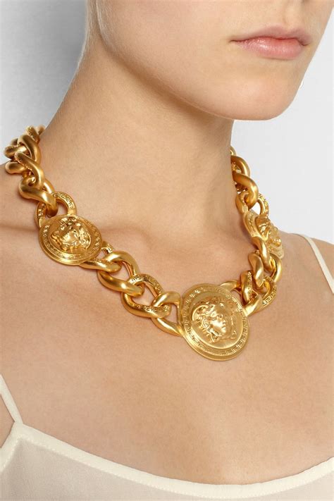 versace necklace|versace necklace for women.